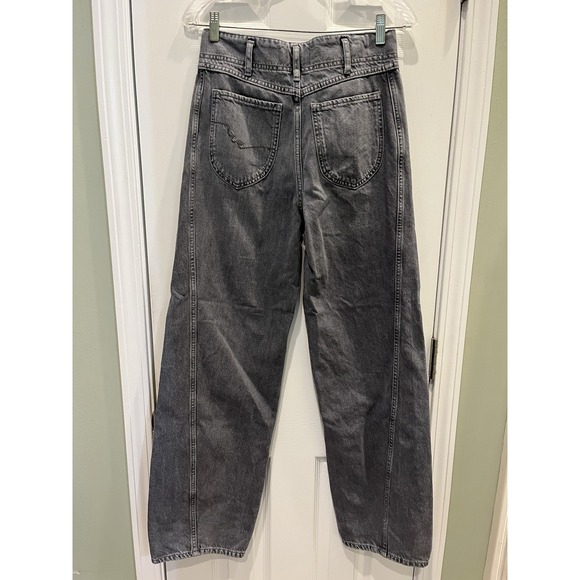 Free People We The Free High Rise Straight Leg Light Wash Jeans Women's Sz 28 - Picture 2 of 10